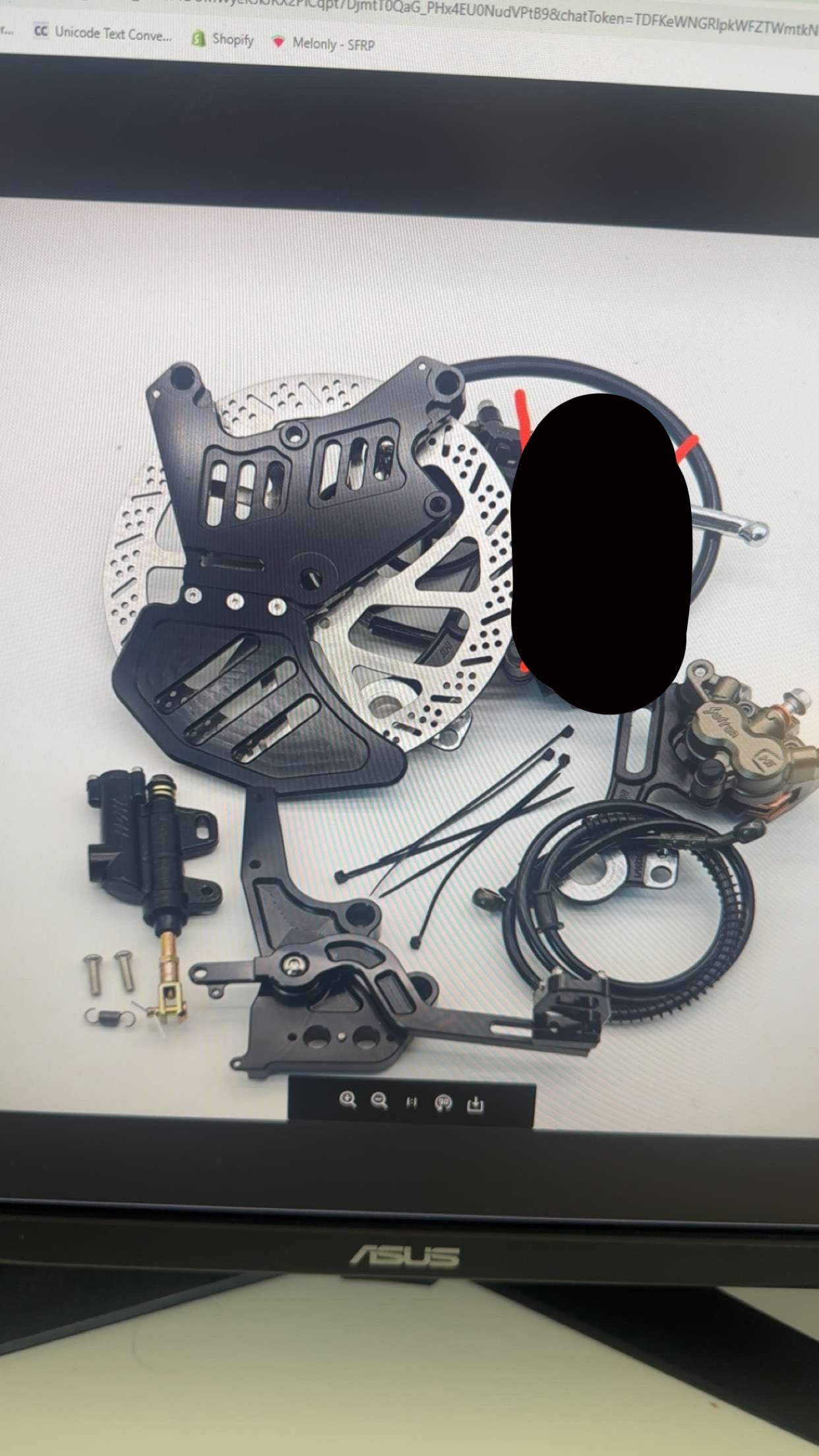 Ultra Bee Foot Brake Kit